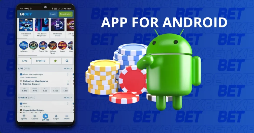 Mobile app for Android from 1xBet Casino in Thailand